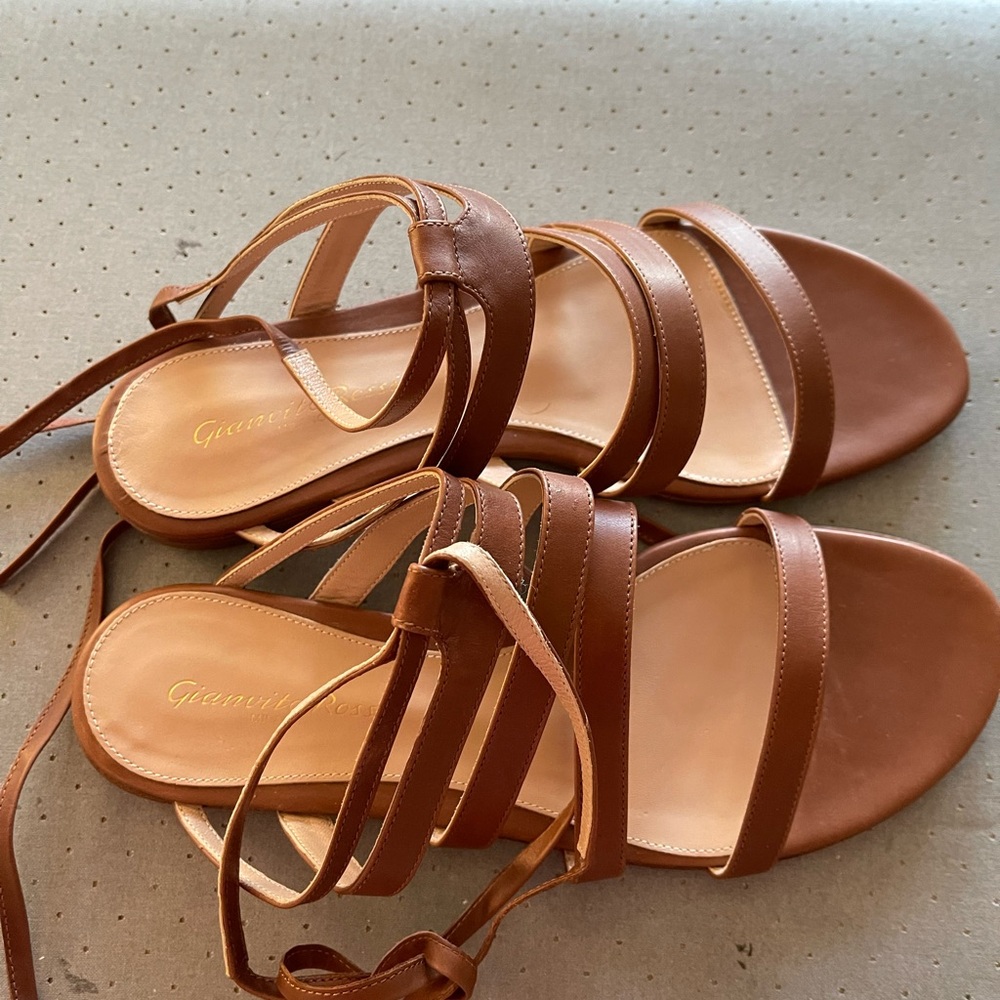 NIB Gianvito Rossi Roman sandals 37